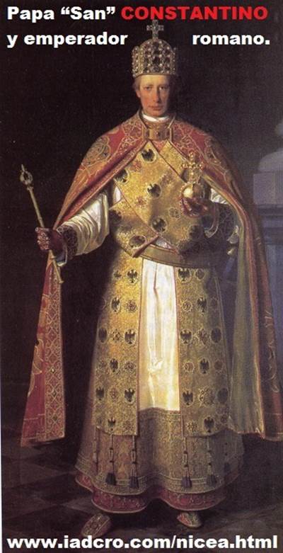 FOTO 2 Constantino I Primer Papa denominado por el mismo, maximus pontifice o algo asi. - copia